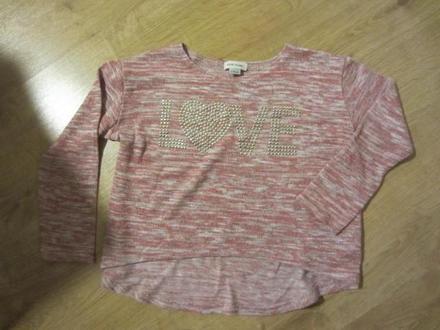 Moderní kratší mikina, tričko love river island, river island,116