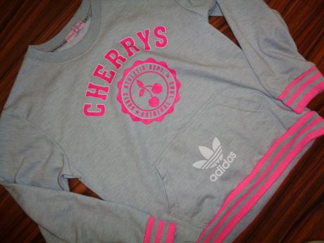 Šedá melírovaná mikina se svítivým nápisem, girl2girl,152