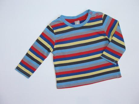 J1193 pruhované tričko vel. 68, tu,68