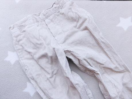 Manšestrové kalhoty vel.110/116, 110