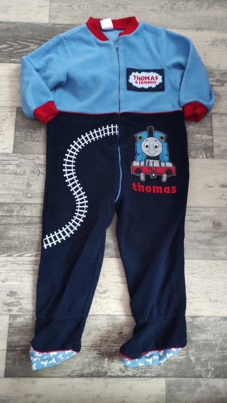 Overal fleece chlapec vel.92/98 mašinka tomáš, george,92