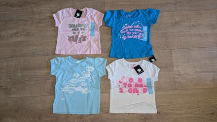 4 x tričko 18 - 24 měs., 86/92, 92