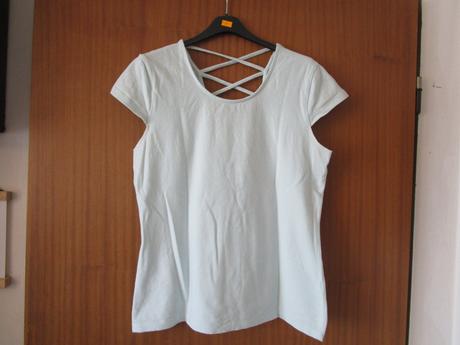 Pěkné sv. zelené bavl. elast. tričko, vel. l, l