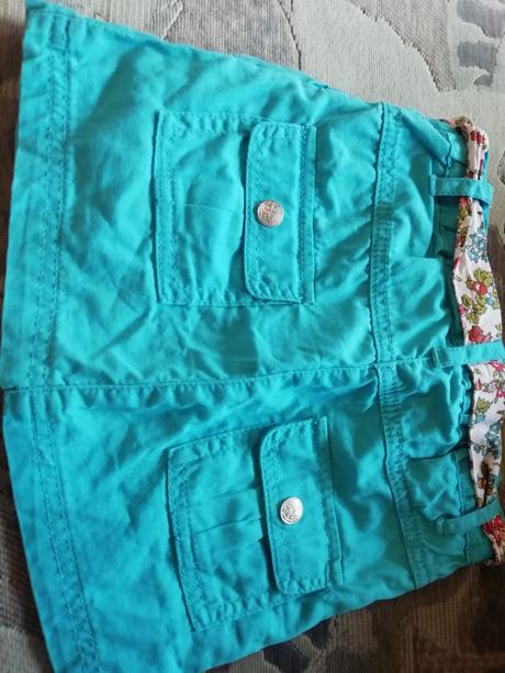 Krásná tyrkysová sukénka nová-cca 98, 98