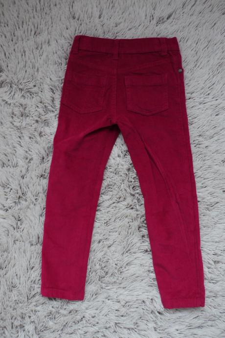 Manzestrove kalhoty malinove barvy, kids,110