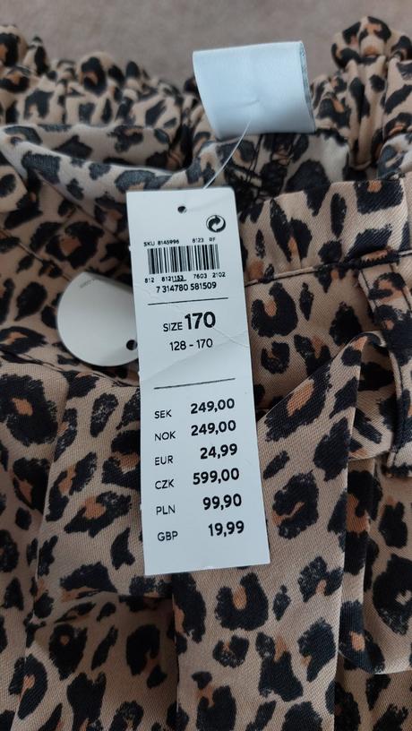 Kalhoty, lindex,170