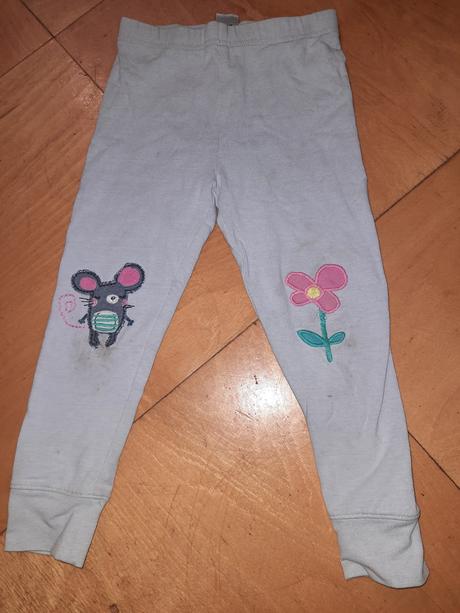 Dívčí tepláky nášivky vel. 110 - 116, next,110