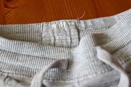 Bavlněné tepláčky, h&m,86