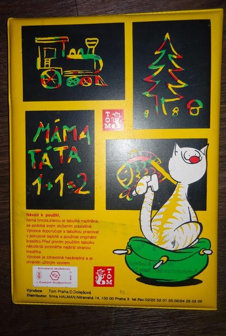 Kreslící tabulka kocourka toma, 