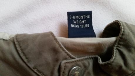 Dětská jarní bunda, bundička, zn.next, vel.3-6měs., next,62