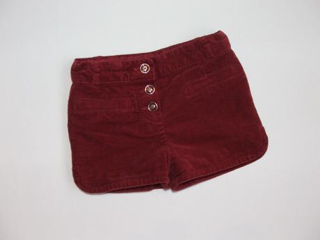 K708 sametové kraťasy vel. 92, nutmeg,92