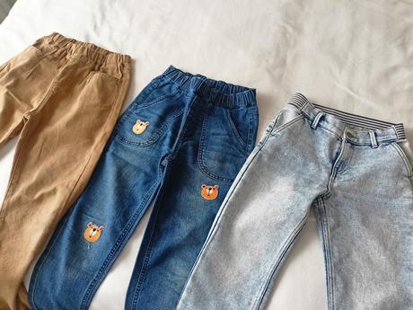 3x dětské džíny,122/128, 128