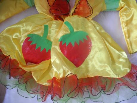 Karnevalový kostým jahoda,