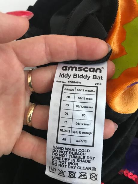 St1/ kostým helloween - v.6/12 měs., 