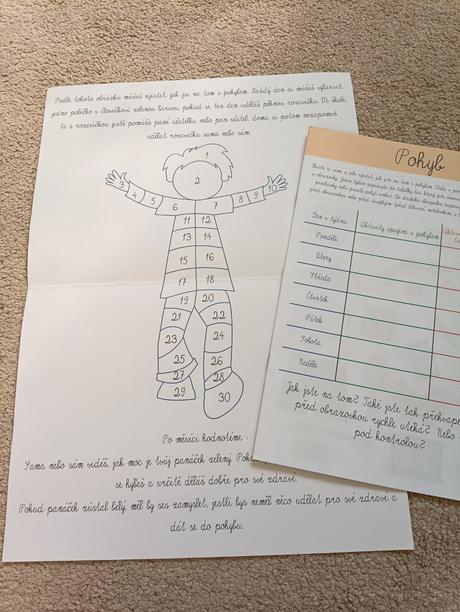 Sešit k vyplnění,