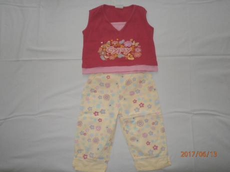 Letní setík,kalhoty triko/topík/,vel.98/104, 98