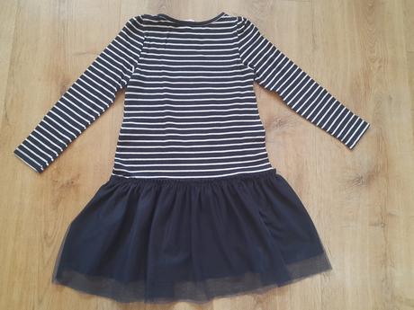 Šaty s týlovou sukní, mimoni, ham, vel 110/116, h&m,110