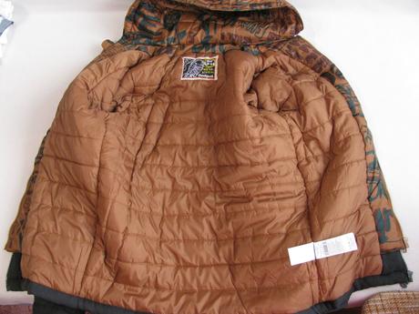 Zimní šedočerná skvělá bunda s kapucí desigual, desigual,164