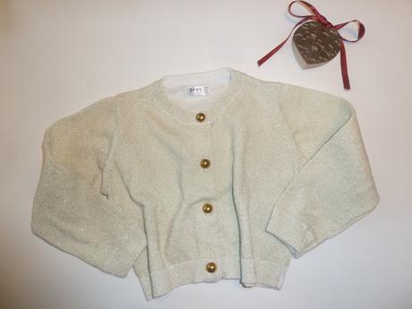 Třpitivé bolérko, vánoční svetřík, pepco,80
