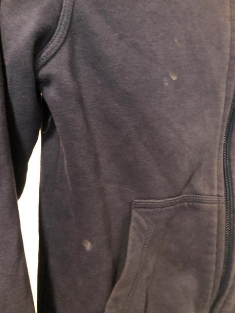 Modrá mikina s kapucí, nike,140