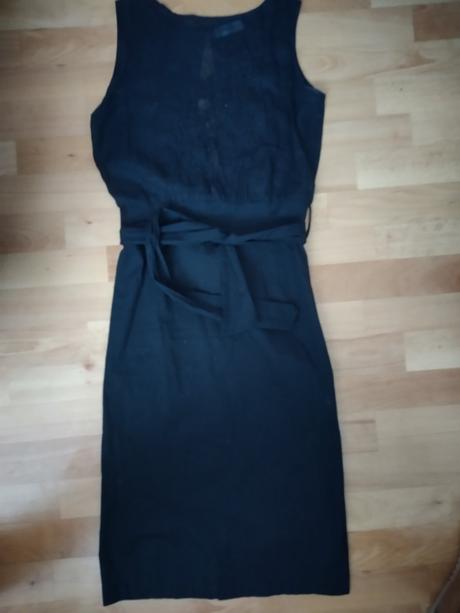 Pozdrove šaty s vyšíváním a rozparkem na zadech, zara,m