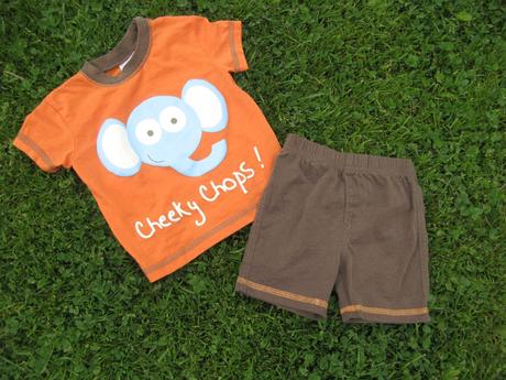 Souprava-(triko+kraťasy)-zn.cherokee,vel.74/80, cherokee,74