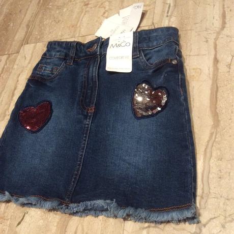 Sukně s flitrovými srdíčky zn. m&co., m&co,122