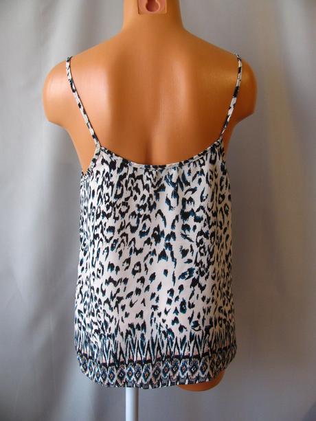 Letní lehká halenka na ramínka, papaya,l