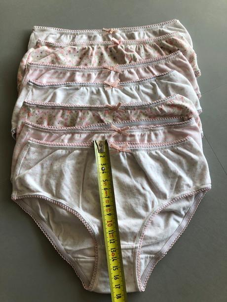 7ks kalhotky next 5-6let 116cm kytičky proužky, next,116