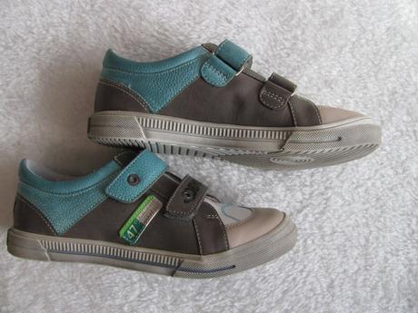 Dětské kožené boty celorok gbb denim fit usa, 34