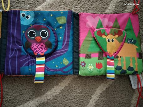 Látkové leporelo pro miminka,