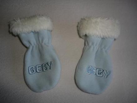 Fleec rukavičky pro prcka, 62