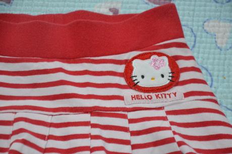 Bavlněná sukně sukýnka hello kitty, h&m,122