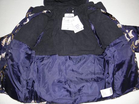 Nová chlapecká zimní bunda s dinosaury h&m vel.122, h&m,122