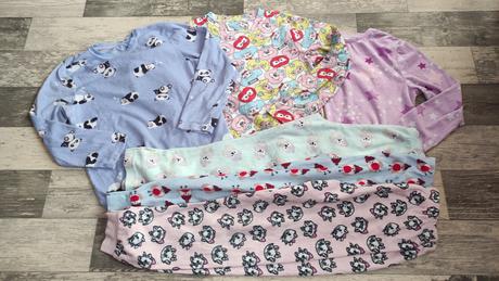 Pyžama fleece dívčí vel.134/140-146, primark,134