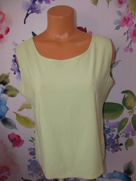 Dámský elastický top bez rukávů, 48