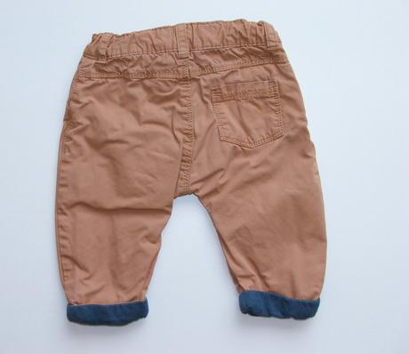 H1179 podšité plátěné kalhoty vel. 68, marks & spencer,68
