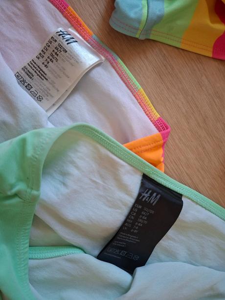 Plavky bikiny hm 122/128, h&m,122
