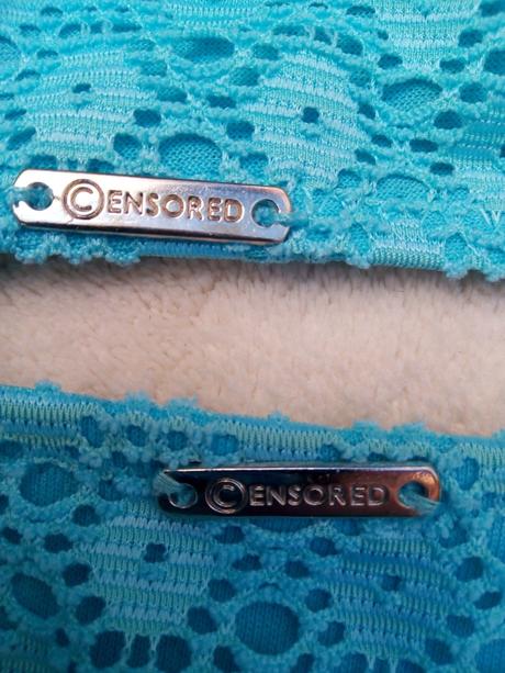 Dvoudílné plavky zn."ensored" vel."s", s