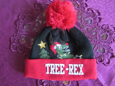 Zimí čepice s dinosaurem., f&f,98
