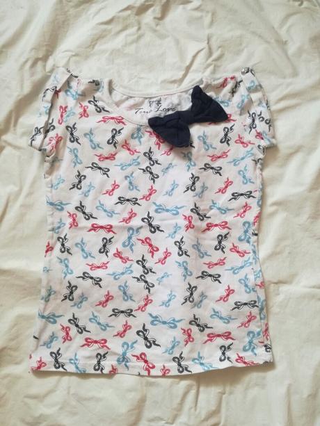 Tričko s mašlí, matalan,110