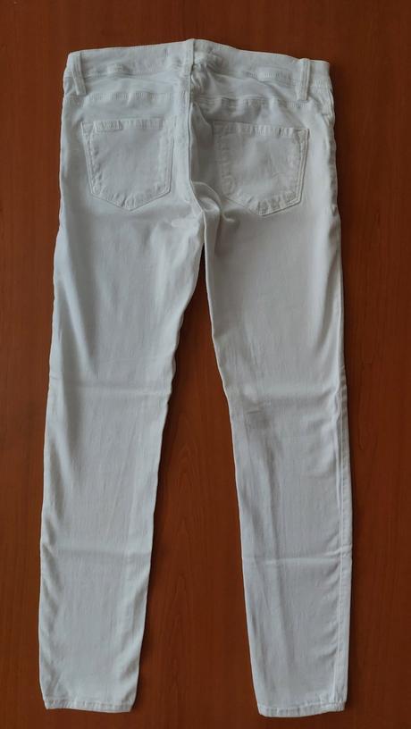 Bílé kalhoty,džegíny,164/xs, 164