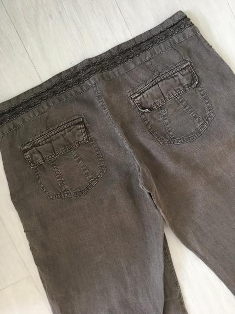 Dámské letní lněné kalhoty, vel. xs - s, s