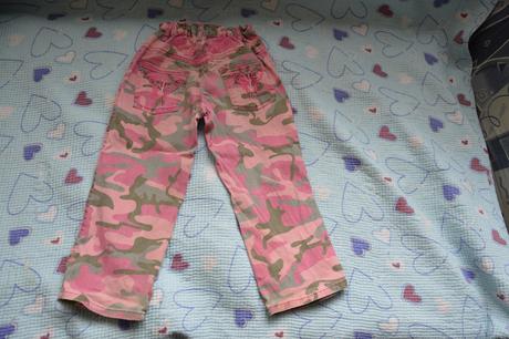 Maskáčové elastické džíny, rifle, riflíky, džínsy, 104