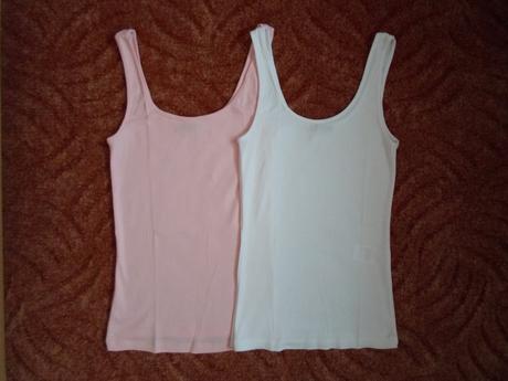 Růžové tričko tílko top, terranova,m