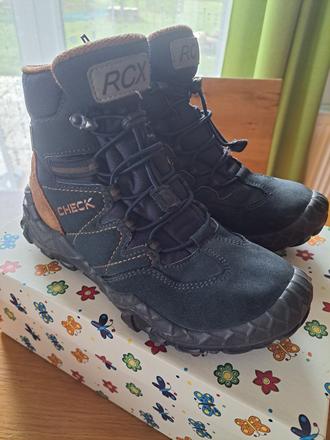 Zimní kožené boty rcx, 34