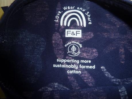 Bavlněné vzorované šaty s dlouhým rukávem, f&f,122