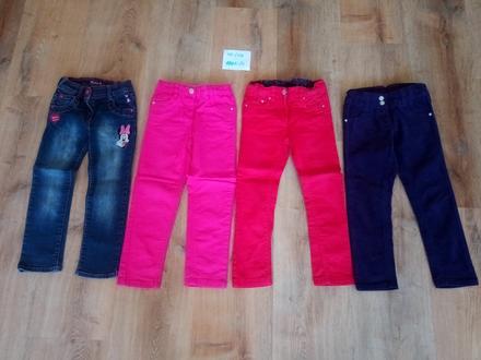 2 x kalhoty / rifle, reserved, okay, vel 110/116, c&a,116