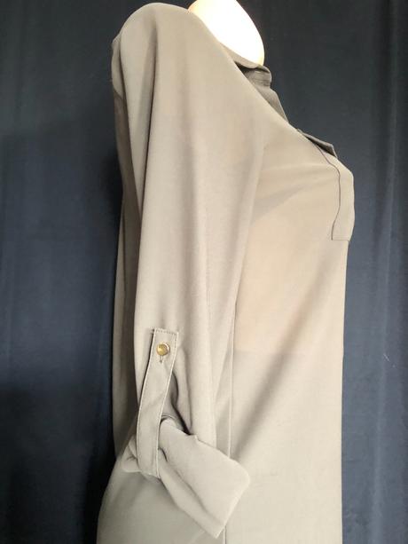 Khaki halenka šifonová, primark,34