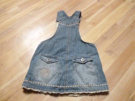 Riflová laclová sukně 4 r, adams,104